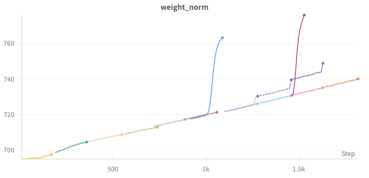 Weight Norm Curve